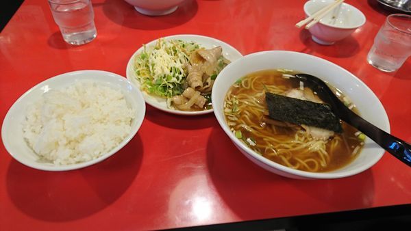 「焼肉セット800」@麺一亭 珍麻の写真