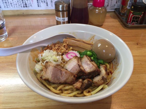 「旨辛油そば」@つけ麺屋の写真