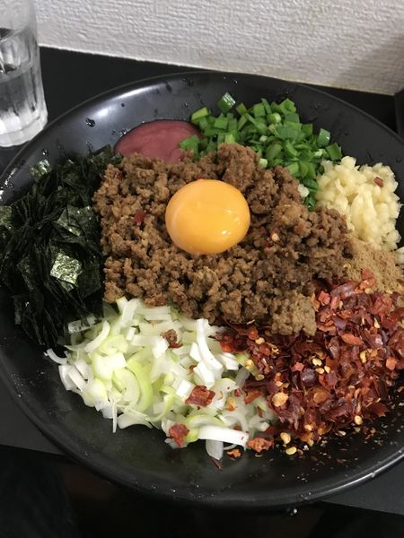 「台湾まぜそば」@自家製麺SHINの写真