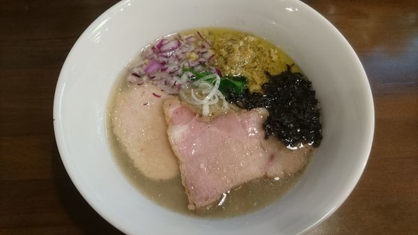 「貝節潮そば」@CLAM＆BONITO貝節麺RAIKの写真