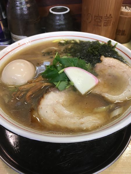 「味玉煮干し中華そば」@我的中華そば 机上の空論。の写真