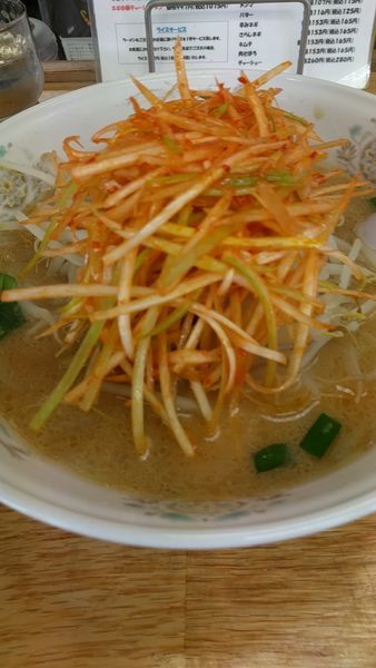 「ねぎみそらーめん」@くるまやラーメン 石巻店の写真