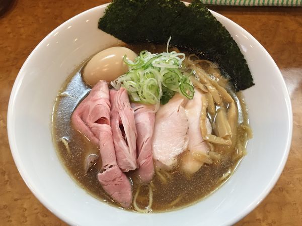 「特製茜鶏と三種の煮干そば」@中華そば 児ノ木の写真