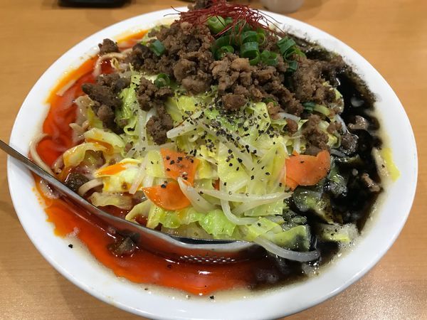 「【限定】二色味噌タンメン 大盛  950円」@麺や 遊大の写真