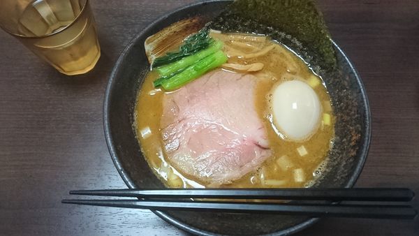 「ラーメン + 煮卵」@麺座 かたぶつの写真