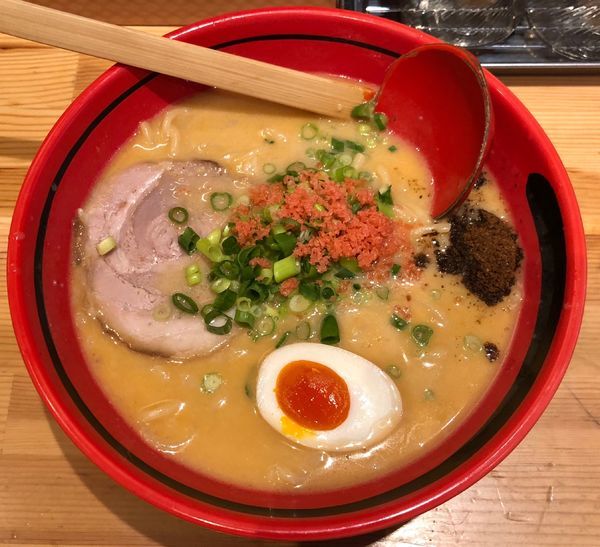 「ほどほど えびしお 極太麺」@えびそば一幻 新宿店の写真
