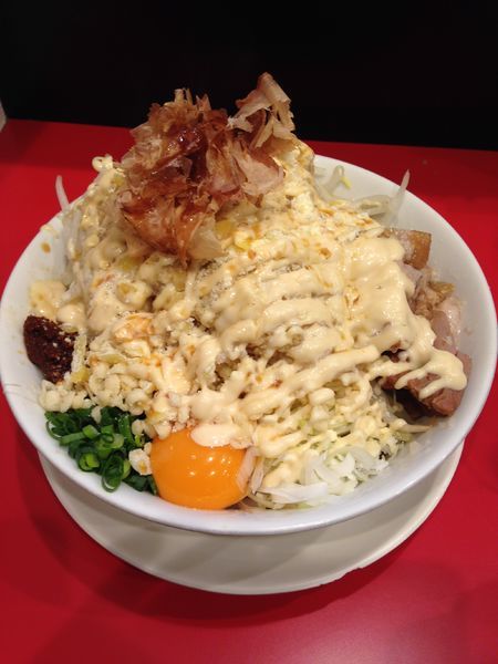 「まぜそば ダブルチーズ」@用心棒の写真