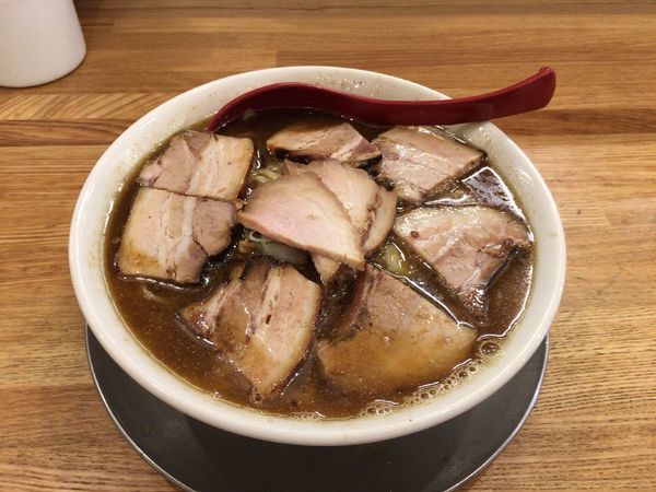 「喜多方肉そば(煮干)大盛」@麺や 七彩 八丁堀店の写真