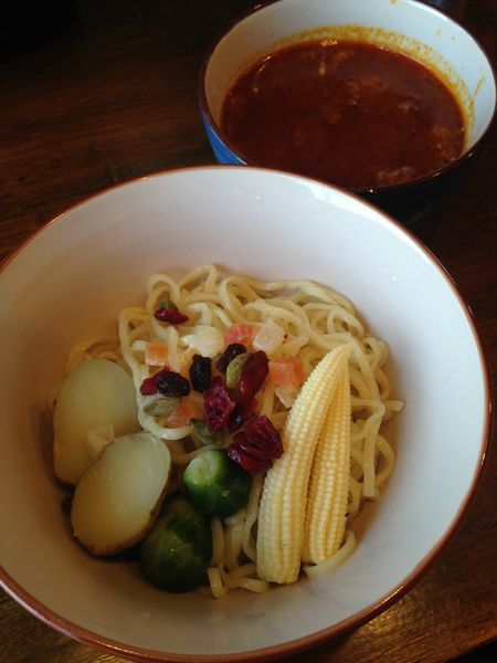 「スパイシーカリーつけ麺」@中華そば GO.TO.KU ～仁～の写真