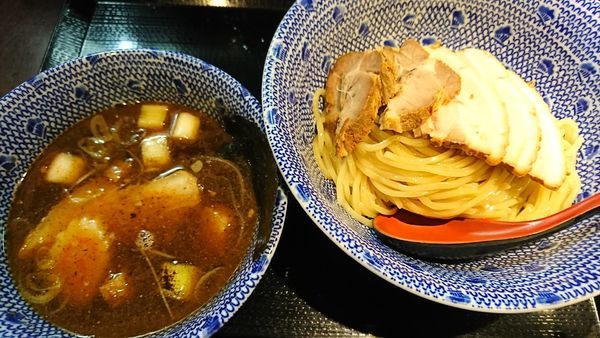 「チャーシューつけ蕎麦(1020円)」@中華蕎麦 金魚の写真