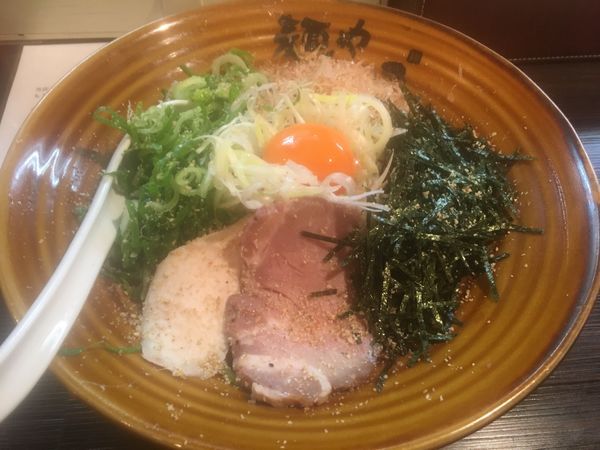 「まぜそば」@麺や でこの写真