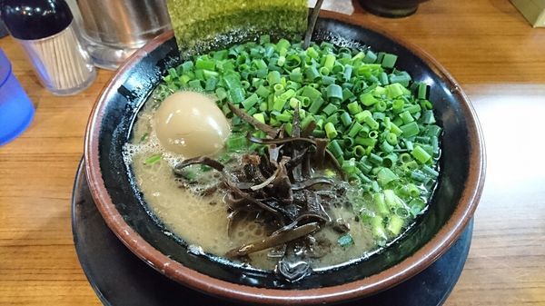 「ねぎラーメン（味たまご付き）　＠１１５０円」@博多長浜らーめん ぼたんの写真