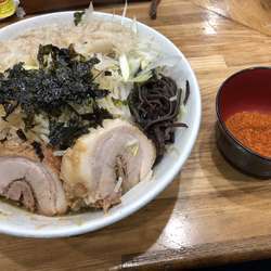 まぜそば（豚1枚追加）