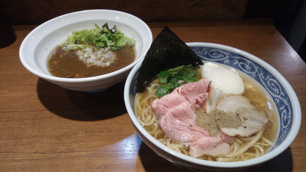 「釜揚げ 牡蠣のカレーつけ麺（限定）」@寿製麺よしかわ 川越店の写真