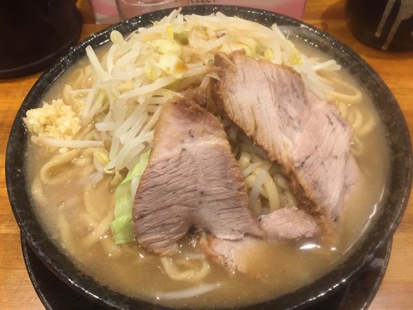 「ラーメン・ヤサイニンニク（650円）」@ラーメン盛太郎の写真