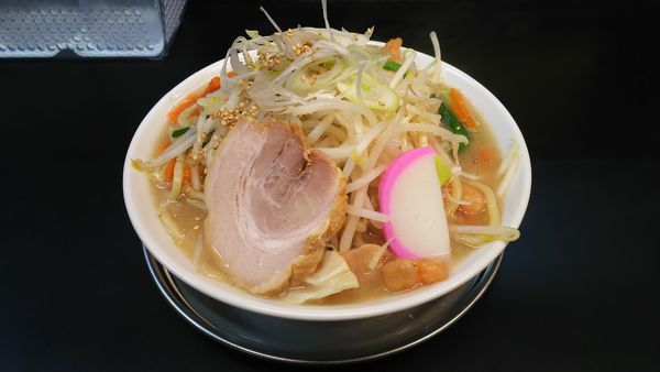 「ヤサイちゃんぽん麺(中･もやし300g)」@カレーつけ麺 壬生の写真