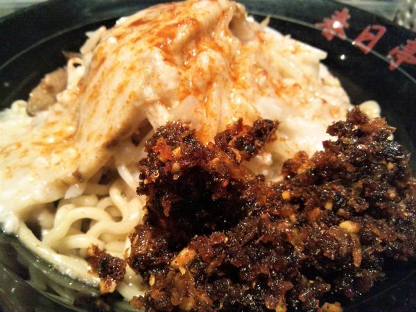 「海老辛ジャン油そば・中盛」@油そば専門店 春日亭 錦糸町店の写真