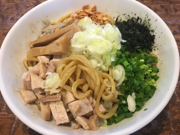 「まぜそば820円、追い飯50円」@つけめん・らーめん 活龍 茨大前店の写真