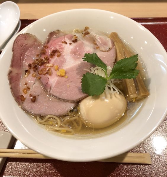 「味玉金色貝そば ¥880」@燃えよ麺助の写真