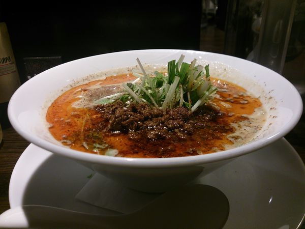 「担担麺(辛４ 痺４)」@四川担担麺 阿吽 湯島店の写真