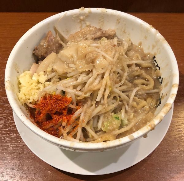 「ラーメン（麺少な目他￥700）」@麺や 希 御徒町店の写真