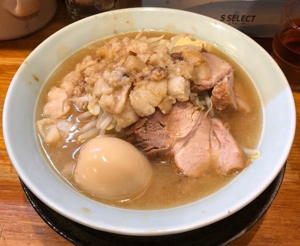 「ラーメン（麺半分他￥650）」@ラーメン盛太郎の写真