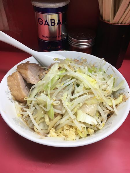 「小汁なし  全部」@ラーメン二郎 環七一之江店の写真