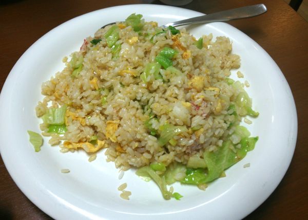 「カニ炒飯 750円」@香香ラーメンの写真