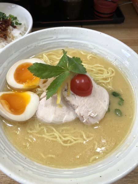 「鶏白湯ラーメン」@横須賀らぁ麺しろの写真