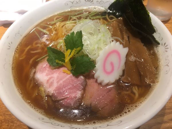 「清湯そば730円」@つけそば 神田勝本の写真