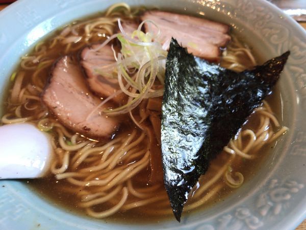 「チャーシュー麺（魚介系）900円」@中華そば おかめの写真