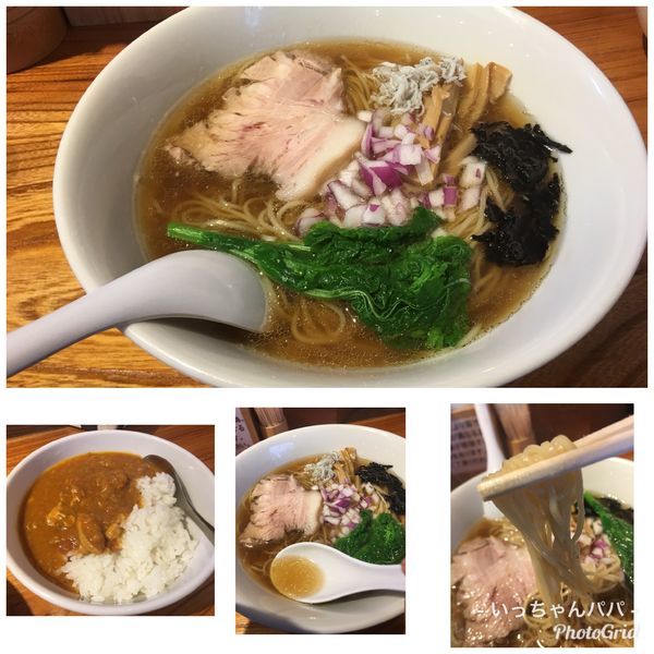 「3月限定 煮干し醤油ラーメン 980円  他限定飯350円」@神田らぁめん 悠 HARUKAの写真
