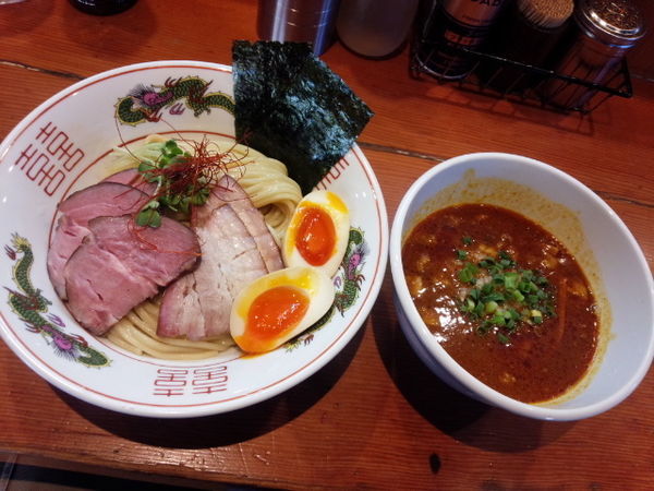 「【限定】カレーつけ麺(特製)・ライス」@麺処 ほん田の写真