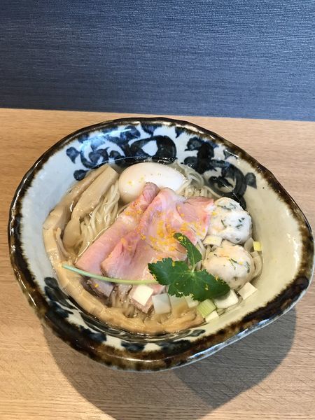 「特製柚子塩、特製坦々麺」@麺屋 椿丸の写真