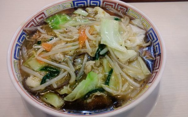 「横浜サンマーメン＋餃子」@横浜タンメン 桜木町店の写真