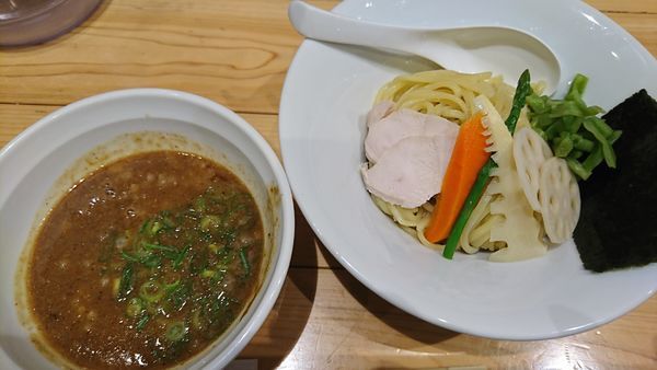「濃厚煮干つけＳＯＢＡ(980円)」@銀座 篝 アトレ浦和店の写真