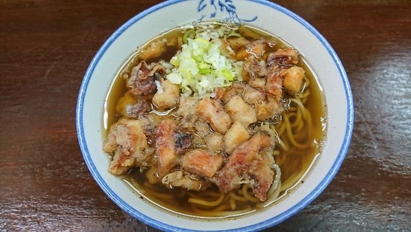 「かけそば＋げそ天（２００円）＝４７０円」@鈴家の写真