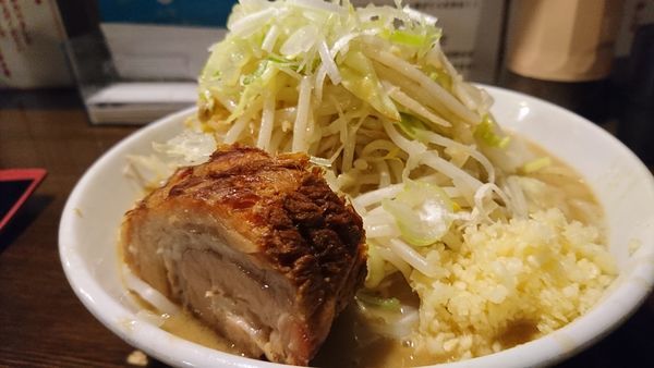 「らーめん  全増し」@ちばから 渋谷道玄坂店の写真