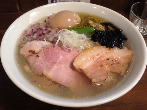 「特製貝節潮そば」@CLAM＆BONITO貝節麺RAIKの写真