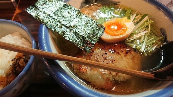 「柚子塩らーめん」@AFURI 恵比寿の写真