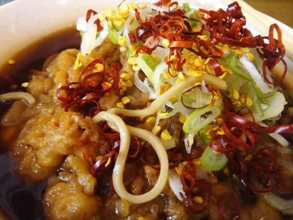 「ジャンボゲソそば」@一○そばの写真