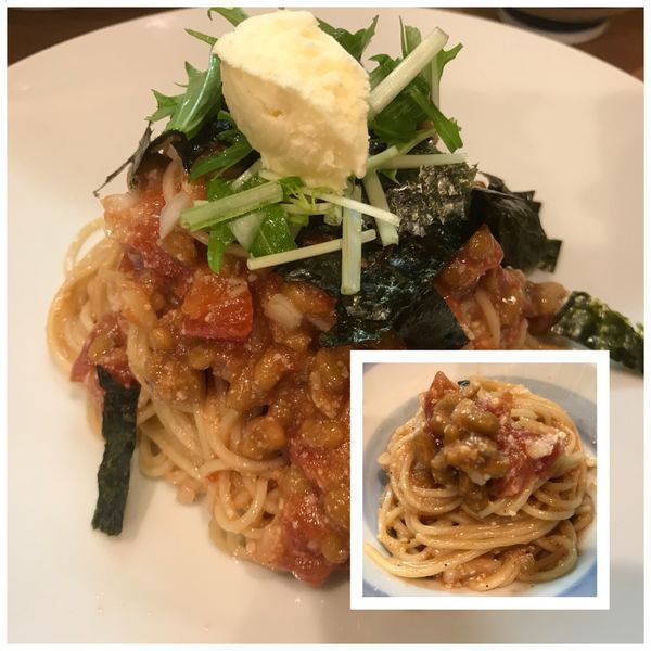 「【限定】ハーゲンダッツの冷やしトマト納豆550円」@ラーメン カワタカの写真