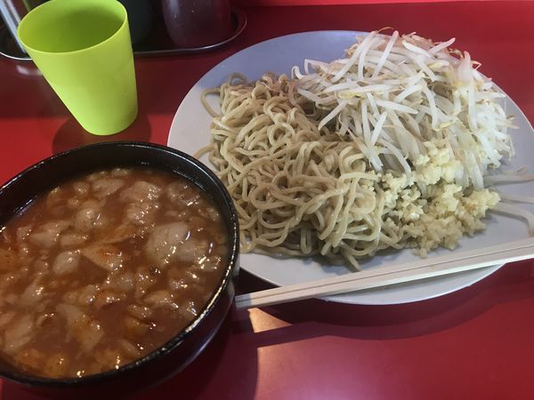 「火の頂つけ麺【750円】」@蒙麺 火の豚の写真