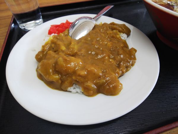 「半カレー」@あさひや食堂の写真