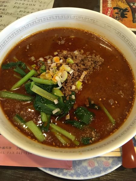 「四川名物ゴマ辛しそば（担々麺）」@四川彩館の写真