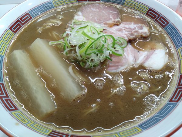 「特濃!!!煮干し鰮豚骨ラーメン」@煮干鰮豚骨らーめん 嘉饌の写真