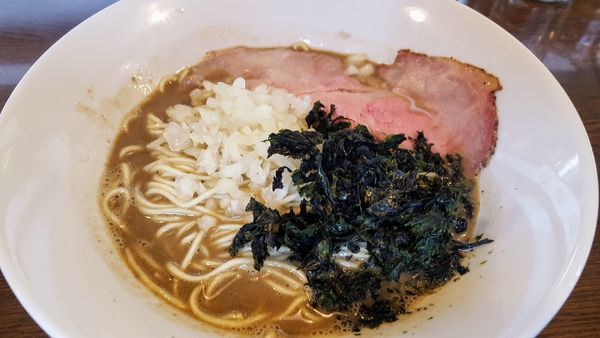 「極煮干しそば 塩+和え玉」@麺屋SOの写真