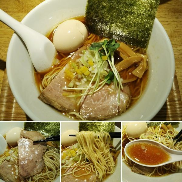 「醤油そば＋トロトロ味玉＝880円」@自家製麺 中華そば 多繋の写真