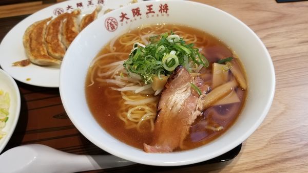 「醤油ラーメン（王将セット）」@大阪王将 松本駅前店の写真