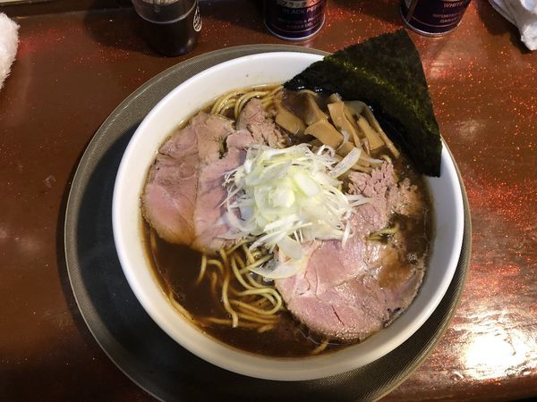 「悪魔ラーメン(黒)」@一条流がんこラーメン系 拉麺居酒屋 AKAMARUの写真